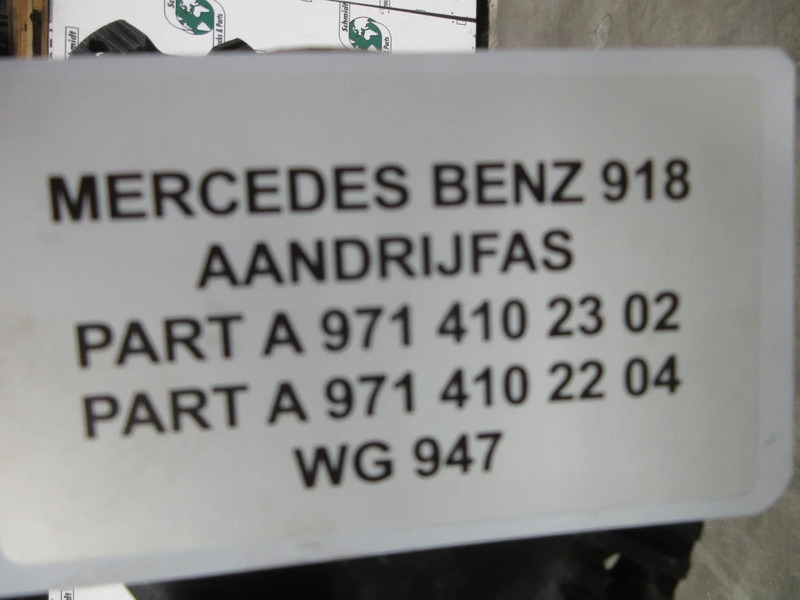 Mercedes-Benz A 971 410 23 02// A 971 410 22 04 AANDRIJFAS MERCEDES 918 EURO 6 - Poloosa pro Nákladní auto: obrázek 5 Mercedes-Benz A 971 410 23 02// A 971 410 22 04 AANDRIJFAS MERCEDES 918 EURO 6 - Poloosa pro Nákladní auto: obrázek 5