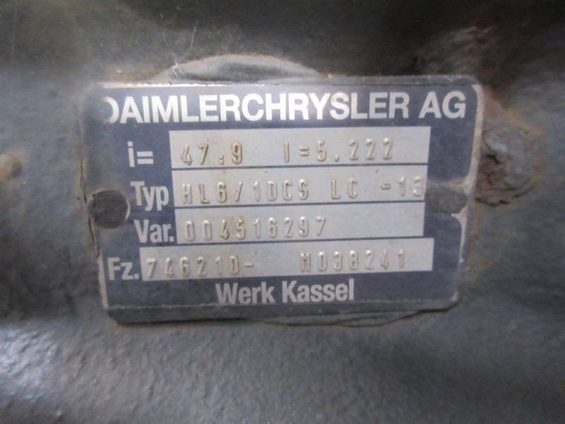 Mercedes-Benz HL6/1DCS LC-13/TYPE 746210/ 47:9 RATIO I=5,222 MERCEDES MP3 EURO 5 DIFFERENTIEEL - Diferenciál pro Nákladní auto: obrázek 5 Mercedes-Benz HL6/1DCS LC-13/TYPE 746210/ 47:9 RATIO I=5,222 MERCEDES MP3 EURO 5 DIFFERENTIEEL - Diferenciál pro Nákladní auto: obrázek 5