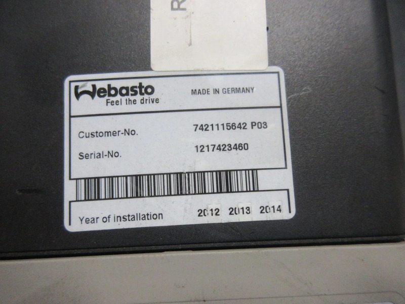 Renault PREMIUM 7421115642 WEBASTO EEV - Topení/ Ventilace pro Nákladní auto: obrázek 4 Renault PREMIUM 7421115642 WEBASTO EEV - Topení/ Ventilace pro Nákladní auto: obrázek 4