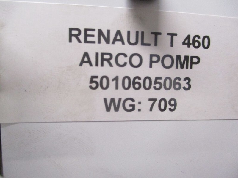 Renault T SERIE 5010605063 AIRCO POMP - Díl klimatizace pro Nákladní auto: obrázek 3 Renault T SERIE 5010605063 AIRCO POMP - Díl klimatizace pro Nákladní auto: obrázek 3