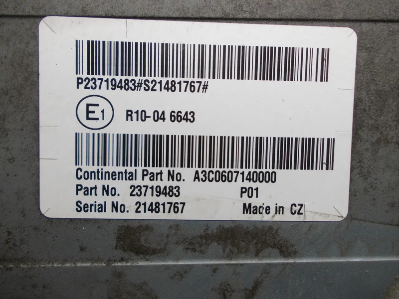 Volvo 23719483 // 21481767 AD BLUE REGELEENHEID VOLVO FM 330 EURO 6 MODEL 2023 - Elektrický systém pro Nákladní auto: obrázek 5 Volvo 23719483 // 21481767 AD BLUE REGELEENHEID VOLVO FM 330 EURO 6 MODEL 2023 - Elektrický systém pro Nákladní auto: obrázek 5