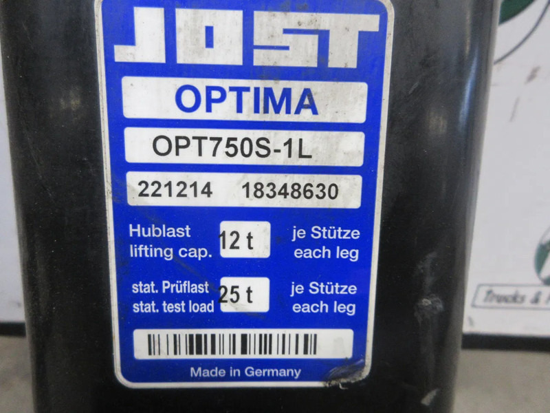 Jost OPT 750 S-1L STEUN POOTEN WIELTON OPLEGGER MODEL 2023 - Rám/ Šasi pro Nákladní auto: obrázek 3 Jost OPT 750 S-1L STEUN POOTEN WIELTON OPLEGGER MODEL 2023 - Rám/ Šasi pro Nákladní auto: obrázek 3