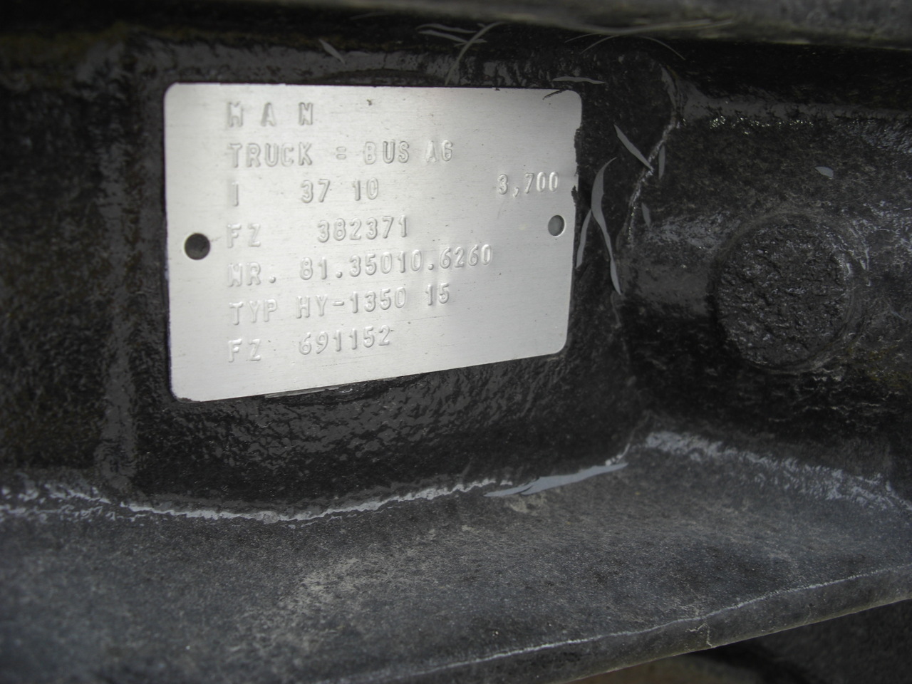 MAN HY1350-12 - Zadní náprava: obrázek 3 MAN HY1350-12 - Zadní náprava: obrázek 3