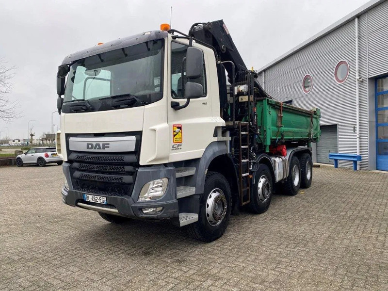 DAF CF410 / 8X4 / BIG AXLE / FULL-STEEL /2 SIDE TIPPER/ ONLY:363247 KM / AUTOMATIC / EURO-6 / 2014 - Auto s hydraulickou rukou: obrázek 1 DAF CF410 / 8X4 / BIG AXLE / FULL-STEEL /2 SIDE TIPPER/ ONLY:363247 KM / AUTOMATIC / EURO-6 / 2014 - Auto s hydraulickou rukou: obrázek 1