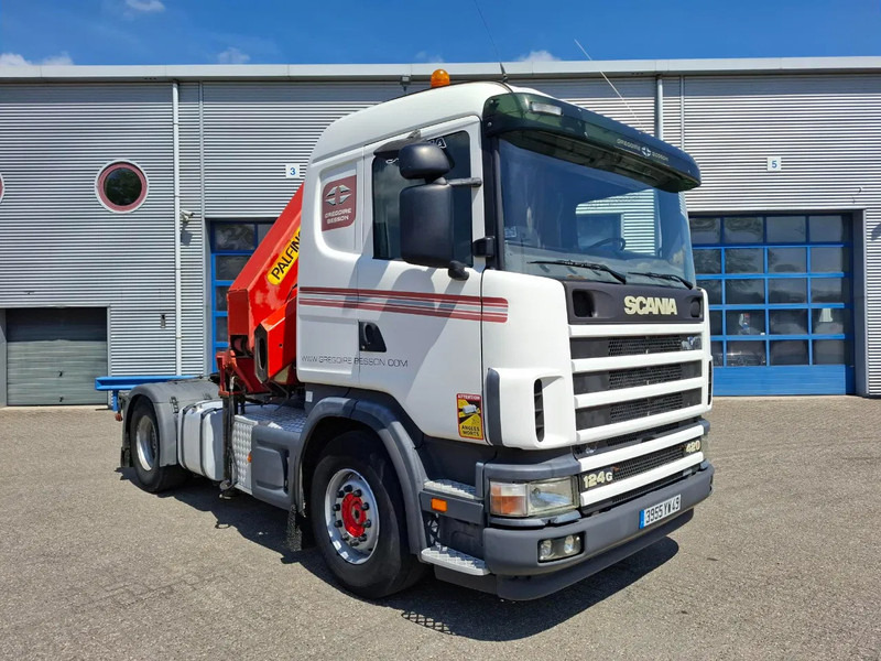 Scania 124G-420 / RETARDER / PALFINGER PK32080 / DOUBLE TANK / AIRCO / GOOD CONDITION / MANUAL / EURO-3 / 2004 - Auto s hydraulickou rukou: obrázek 4 Scania 124G-420 / RETARDER / PALFINGER PK32080 / DOUBLE TANK / AIRCO / GOOD CONDITION / MANUAL / EURO-3 / 2004 - Auto s hydraulickou rukou: obrázek 4