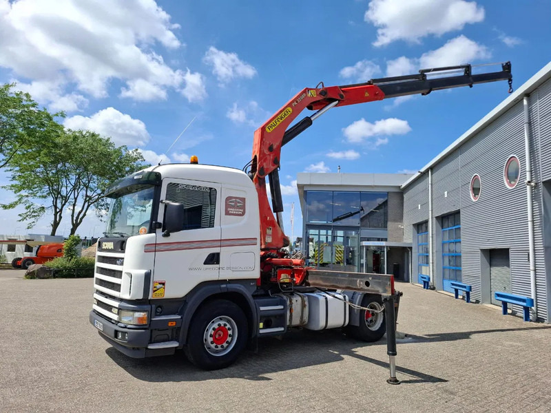 Scania 124G-420 / RETARDER / PALFINGER PK32080 / DOUBLE TANK / AIRCO / GOOD CONDITION / MANUAL / EURO-3 / 2004 - Auto s hydraulickou rukou: obrázek 2 Scania 124G-420 / RETARDER / PALFINGER PK32080 / DOUBLE TANK / AIRCO / GOOD CONDITION / MANUAL / EURO-3 / 2004 - Auto s hydraulickou rukou: obrázek 2