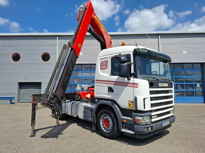 Scania 124G-420 / RETARDER / PALFINGER PK32080 / DOUBLE TANK / AIRCO / GOOD CONDITION / MANUAL / EURO-3 / 2004 - Auto s hydraulickou rukou: obrázek 3 Scania 124G-420 / RETARDER / PALFINGER PK32080 / DOUBLE TANK / AIRCO / GOOD CONDITION / MANUAL / EURO-3 / 2004 - Auto s hydraulickou rukou: obrázek 3