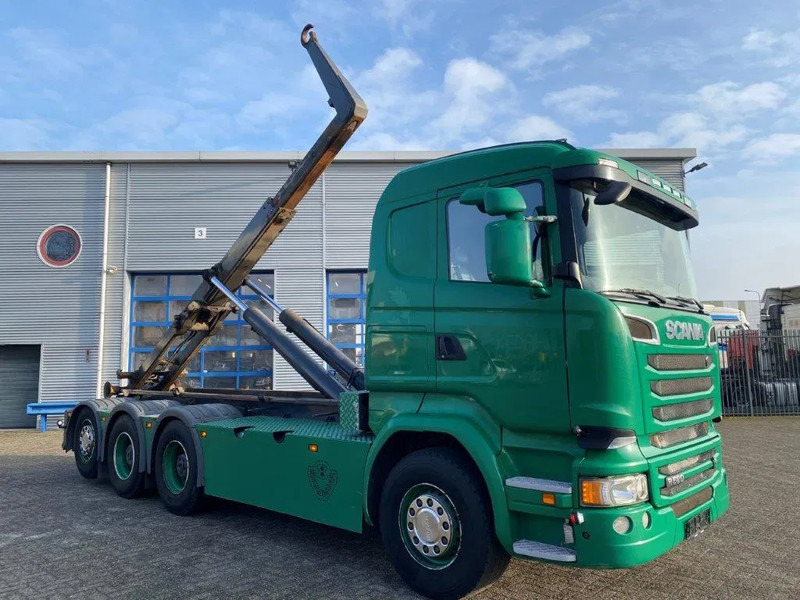 Scania R520 V8 / 8X4 / BIG AXLE / AJK HOOKLIFT 30TON / LIFT+LENKACHSE / NAVI / LEATHER / FULL-AIR / AUTOMATIC / EURO-6 / 2015 - Hákový nosič kontejnerů: obrázek 2 Scania R520 V8 / 8X4 / BIG AXLE / AJK HOOKLIFT 30TON / LIFT+LENKACHSE / NAVI / LEATHER / FULL-AIR / AUTOMATIC / EURO-6 / 2015 - Hákový nosič kontejnerů: obrázek 2