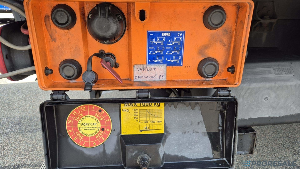 Plachtový nákladní auto DAF LF 260 FA EURO 6 valník s plachtou + hydraulické čelo - prodejné jen s přívěsem GTS P0471Z - cena je za celou soupravu: obrázek 9