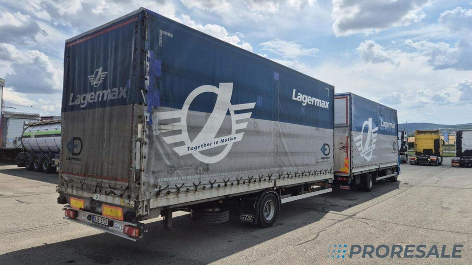 GTS PJT 10N 1-osý - prodejný jen s vozidlem DAF LF 260 FA EURO 6 D1853Z - cena je za celou soupravu - Plachtový přívěs: obrázek 1 GTS PJT 10N 1-osý - prodejný jen s vozidlem DAF LF 260 FA EURO 6 D1853Z - cena je za celou soupravu - Plachtový přívěs: obrázek 1