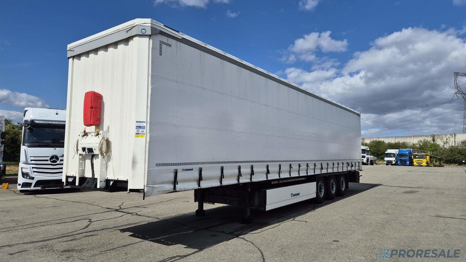 KRONE SD PROFI LINER + paletový koš + 2 x zvedací náprava - Plachtový návěs: obrázek 2 KRONE SD PROFI LINER + paletový koš + 2 x zvedací náprava - Plachtový návěs: obrázek 2