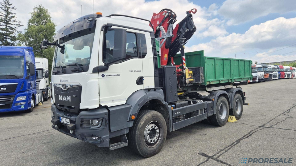 MAN TGS 480 6x4 EURO 6 / EVERLIFT kontejner + hydraulická ruka FASSI F255A.2.26 - Nákladní automobil valníkový/ Plošinový, Auto s hydraulickou rukou: obrázek 2 MAN TGS 480 6x4 EURO 6 / EVERLIFT kontejner + hydraulická ruka FASSI F255A.2.26 - Nákladní automobil valníkový/ Plošinový, Auto s hydraulickou rukou: obrázek 2