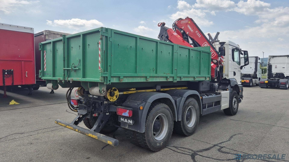 MAN TGS 480 6x4 EURO 6 / EVERLIFT kontejner + hydraulická ruka FASSI F255A.2.26 - Nákladní automobil valníkový/ Plošinový, Auto s hydraulickou rukou: obrázek 3 MAN TGS 480 6x4 EURO 6 / EVERLIFT kontejner + hydraulická ruka FASSI F255A.2.26 - Nákladní automobil valníkový/ Plošinový, Auto s hydraulickou rukou: obrázek 3