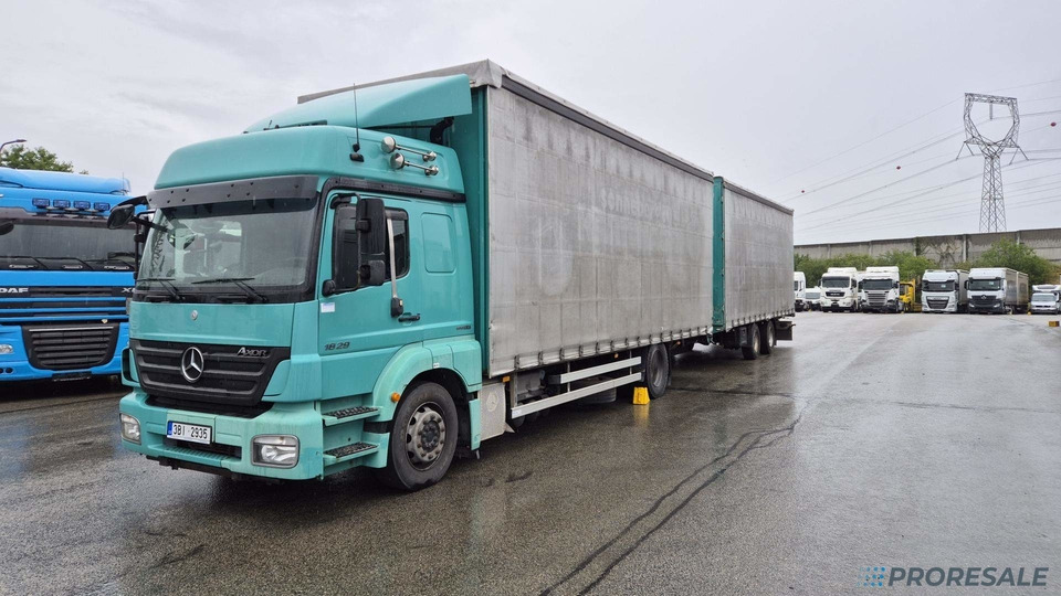 MERCEDES-BENZ AXOR 1829 L EURO 5 velkoobjemová souprava - prodejné jen s přívěsem RUFA ZTC 13-21 P0470Z - cena je za celou soupravu - Plachtový nákladní auto: obrázek 2 MERCEDES-BENZ AXOR 1829 L EURO 5 velkoobjemová souprava - prodejné jen s přívěsem RUFA ZTC 13-21 P0470Z - cena je za celou soupravu - Plachtový nákladní auto: obrázek 2
