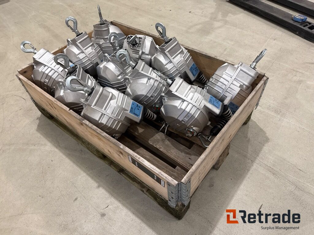 11 stk. Tecna fjederbalancer 9520 Bæreevne 12-20 kg / spring balancers - Skladová technika: obrázek 2 11 stk. Tecna fjederbalancer 9520 Bæreevne 12-20 kg / spring balancers - Skladová technika: obrázek 2