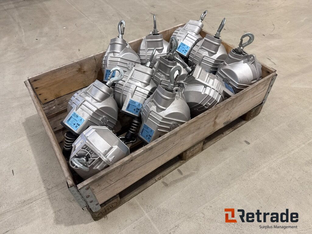 11 stk. Tecna fjederbalancer 9520 Bæreevne 12-20 kg / spring balancers - Skladová technika: obrázek 1 11 stk. Tecna fjederbalancer 9520 Bæreevne 12-20 kg / spring balancers - Skladová technika: obrázek 1