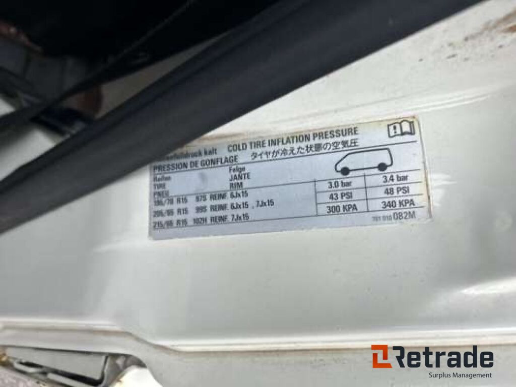 Malá dodávka 1999 Varebil VOLKSWAGEN TRANSPORTER: obrázek 9 Malá dodávka 1999 Varebil VOLKSWAGEN TRANSPORTER: obrázek 9