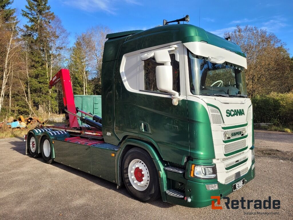 Lastväxlare SCANIA R580 V8 Next Gen LB6X2*4 Euro 6 - Hákový nosič kontejnerů, Auto s hydraulickou rukou: obrázek 3 Lastväxlare SCANIA R580 V8 Next Gen LB6X2*4 Euro 6 - Hákový nosič kontejnerů, Auto s hydraulickou rukou: obrázek 3