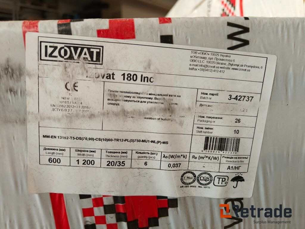 Technonicol Takisolasjon, sirka 120m2 - Nástroj/ Vybavení: obrázek 2 Technonicol Takisolasjon, sirka 120m2 - Nástroj/ Vybavení: obrázek 2