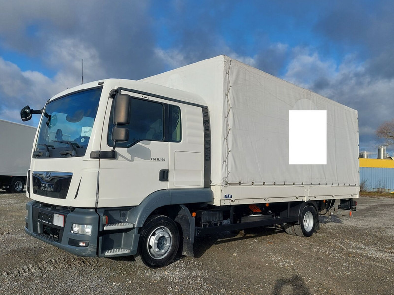 MAN TGL 8.190 L 4x2 Euro 6 LBW AHK - Plachtový nákladní auto: obrázek 1 MAN TGL 8.190 L 4x2 Euro 6 LBW AHK - Plachtový nákladní auto: obrázek 1