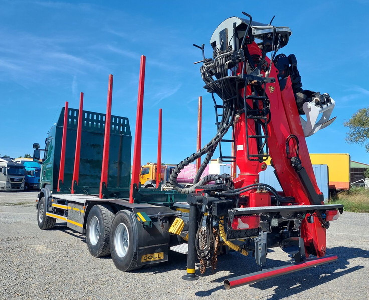 Lesovůz, Auto s hydraulickou rukou Scania R490 6x4 Euro 6 Kurzholz Palfinger AHK (2): obrázek 9