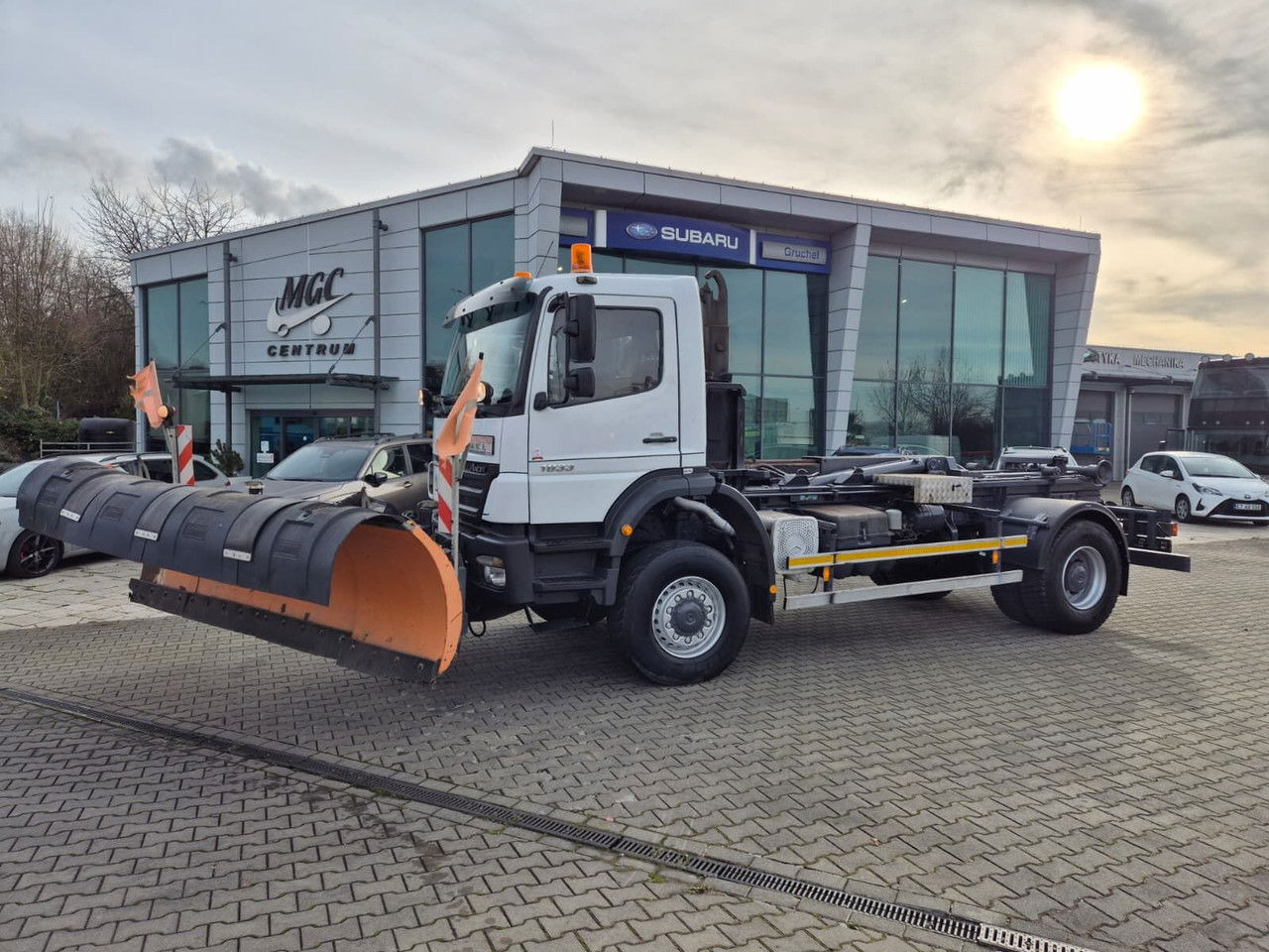 Kontejnérový podvozek/ Výměnná nástavba Mercedes-Benz Axor 1833 4X4 / Serviced / Hook Hyvalift: obrázek 13