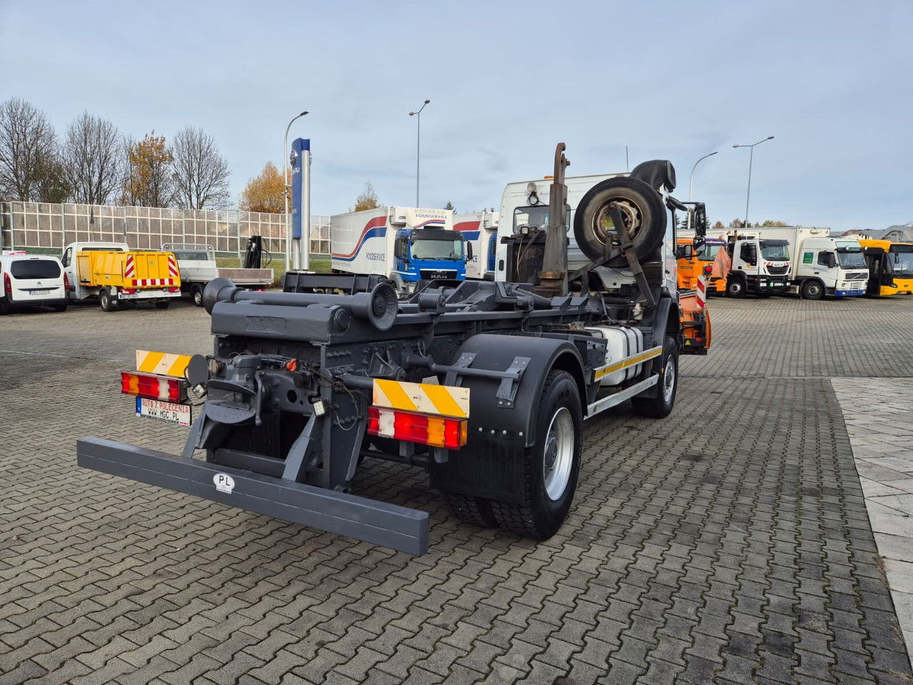 Kontejnérový podvozek/ Výměnná nástavba Mercedes-Benz Axor 1833 4X4 / Serviced / Hook Hyvalift: obrázek 8