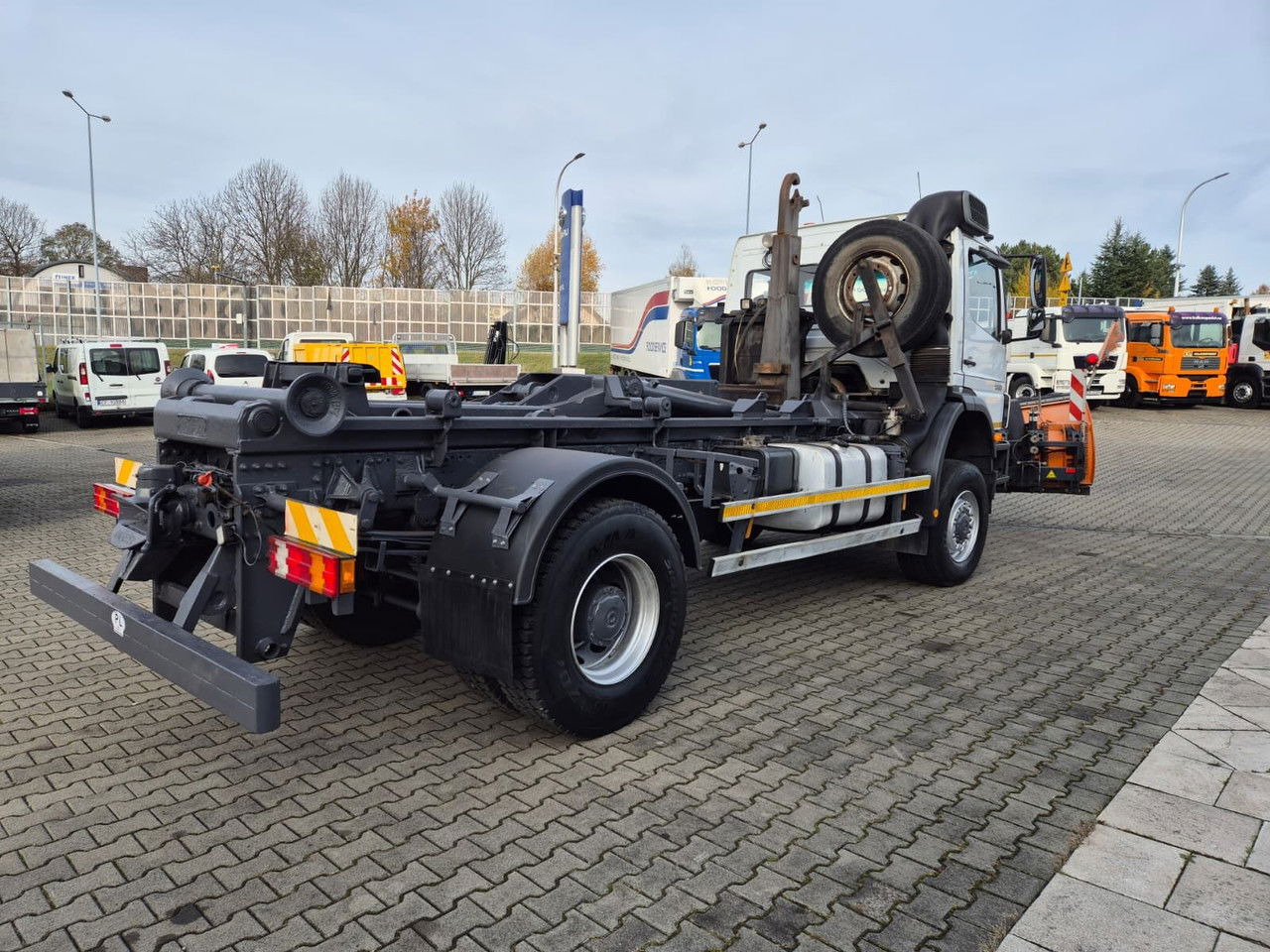 Kontejnérový podvozek/ Výměnná nástavba Mercedes-Benz Axor 1833 4X4 / Serviced / Hook Hyvalift: obrázek 7