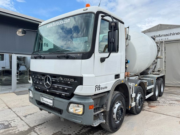 Mercedes-Benz Actros 3241 8x4 mixer 9m3 - Autodomíchávač: obrázek 1 Mercedes-Benz Actros 3241 8x4 mixer 9m3 - Autodomíchávač: obrázek 1