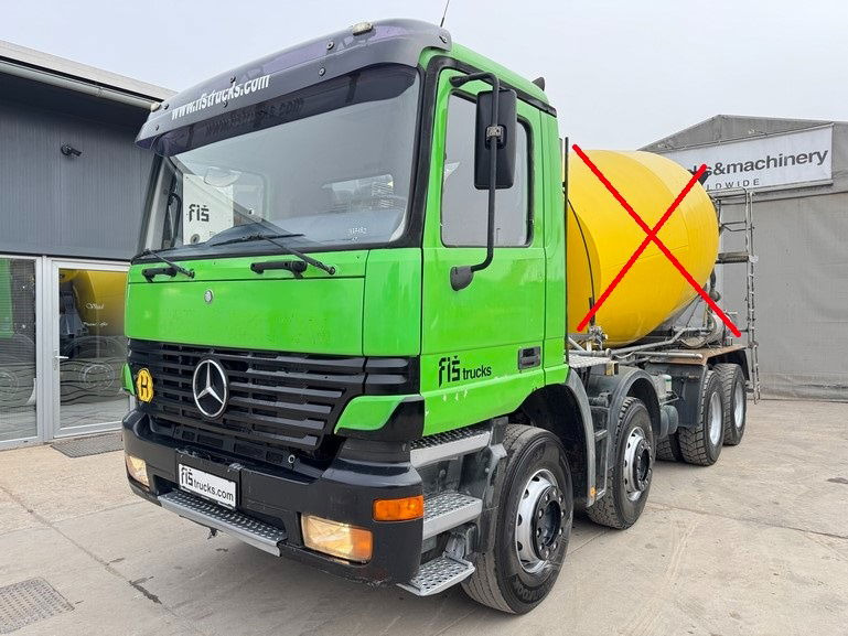 Mercedes-Benz Actros 4143 8x4 chassis - big axle - Podvozek s kabinou: obrázek 1 Mercedes-Benz Actros 4143 8x4 chassis - big axle - Podvozek s kabinou: obrázek 1