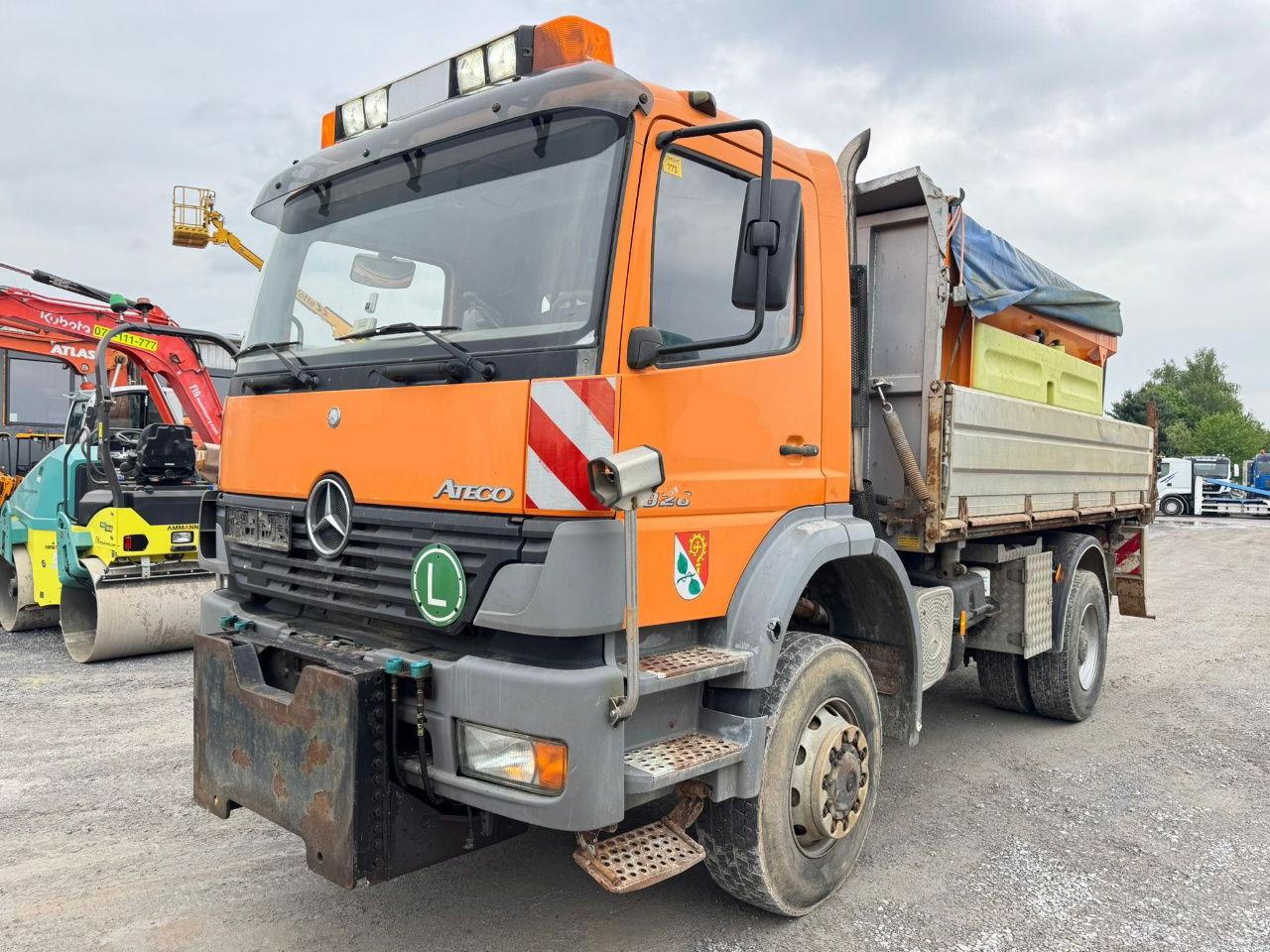 Mercedes-Benz Atego 1828 AK 4X4 meiller tipper - snow plow - salt spreader - Sklápěč: obrázek 1 Mercedes-Benz Atego 1828 AK 4X4 meiller tipper - snow plow - salt spreader - Sklápěč: obrázek 1