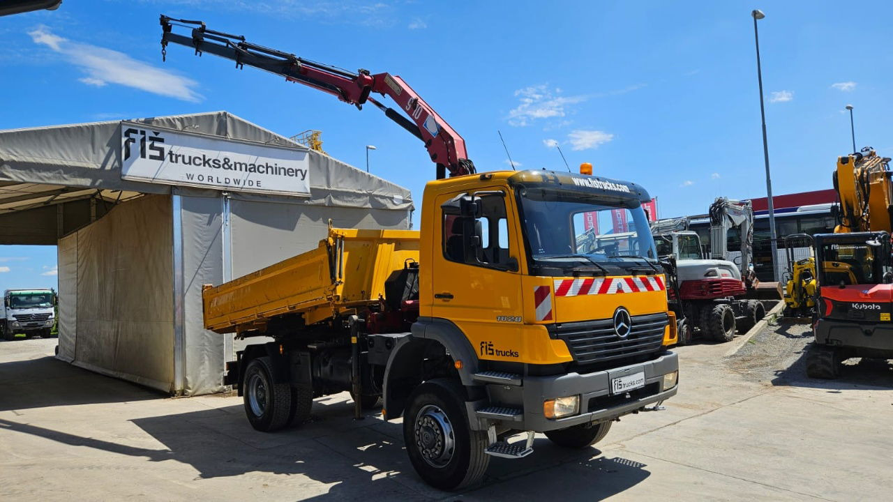 Mercedes-Benz Atego 1828 AK meiller tipper 4x4 - crane 9.5M - remote control - Sklápěč: obrázek 2 Mercedes-Benz Atego 1828 AK meiller tipper 4x4 - crane 9.5M - remote control - Sklápěč: obrázek 2