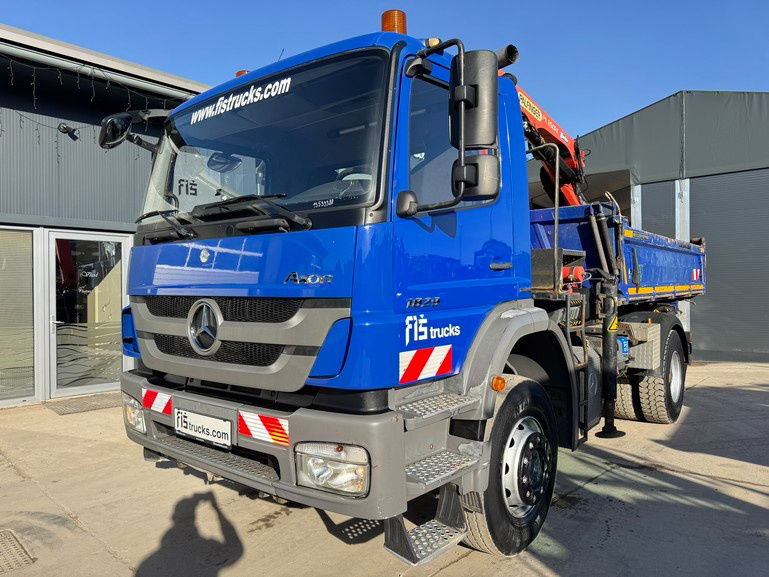 Mercedes-Benz Axor 1829 K 4x2 meiller tipper - crane PK8501 remote - Sklápěč: obrázek 1 Mercedes-Benz Axor 1829 K 4x2 meiller tipper - crane PK8501 remote - Sklápěč: obrázek 1