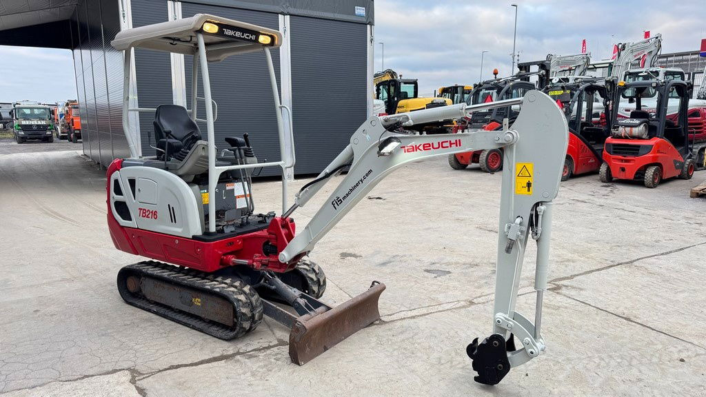 Takeuchi TB216 - 2020 Year - 1505 Hours - Mini rýpadlo: obrázek 3 Takeuchi TB216 - 2020 Year - 1505 Hours - Mini rýpadlo: obrázek 3