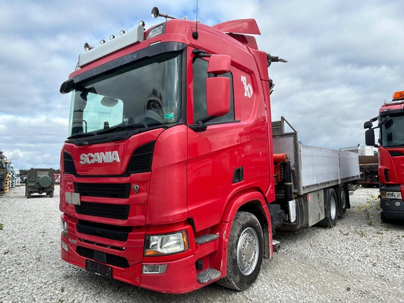 Scania R 450 | Palfinger PK 26002 | TULOSSA - Nákladní automobil valníkový/ Plošinový, Auto s hydraulickou rukou: obrázek 1 Scania R 450 | Palfinger PK 26002 | TULOSSA - Nákladní automobil valníkový/ Plošinový, Auto s hydraulickou rukou: obrázek 1