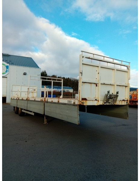 Trailor 2 axles / Full steel - rail side/ridelles - Návěs valník/ Plato: obrázek 3 Trailor 2 axles / Full steel - rail side/ridelles - Návěs valník/ Plato: obrázek 3