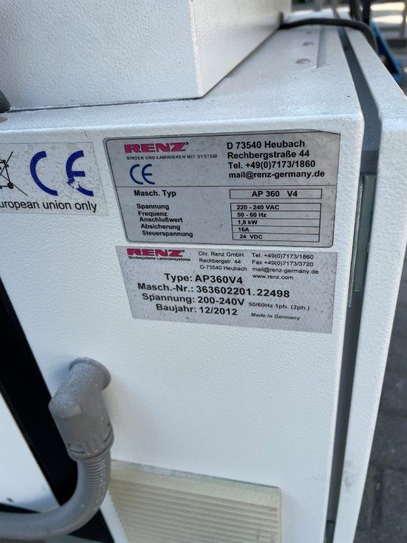 Tiskařský stroj AUTOMATIC PUNCH RENZ AP 360 V4 Manual: obrázek 15