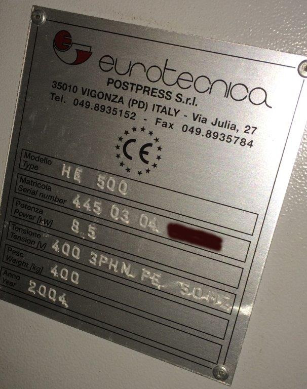 Heidelberg Eurobind EB-500 Single-Column Hotmelt Adhesive Binder - Vázací stroj: obrázek 3 Heidelberg Eurobind EB-500 Single-Column Hotmelt Adhesive Binder - Vázací stroj: obrázek 3