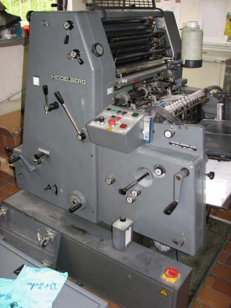 Heidelberg GTO 52 single-color offset press - Ofsetová tiskárna: obrázek 1 Heidelberg GTO 52 single-color offset press - Ofsetová tiskárna: obrázek 1