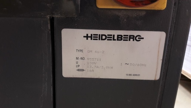 Heidelberg QM 46-2 two-color offset press - Ofsetová tiskárna: obrázek 2 Heidelberg QM 46-2 two-color offset press - Ofsetová tiskárna: obrázek 2