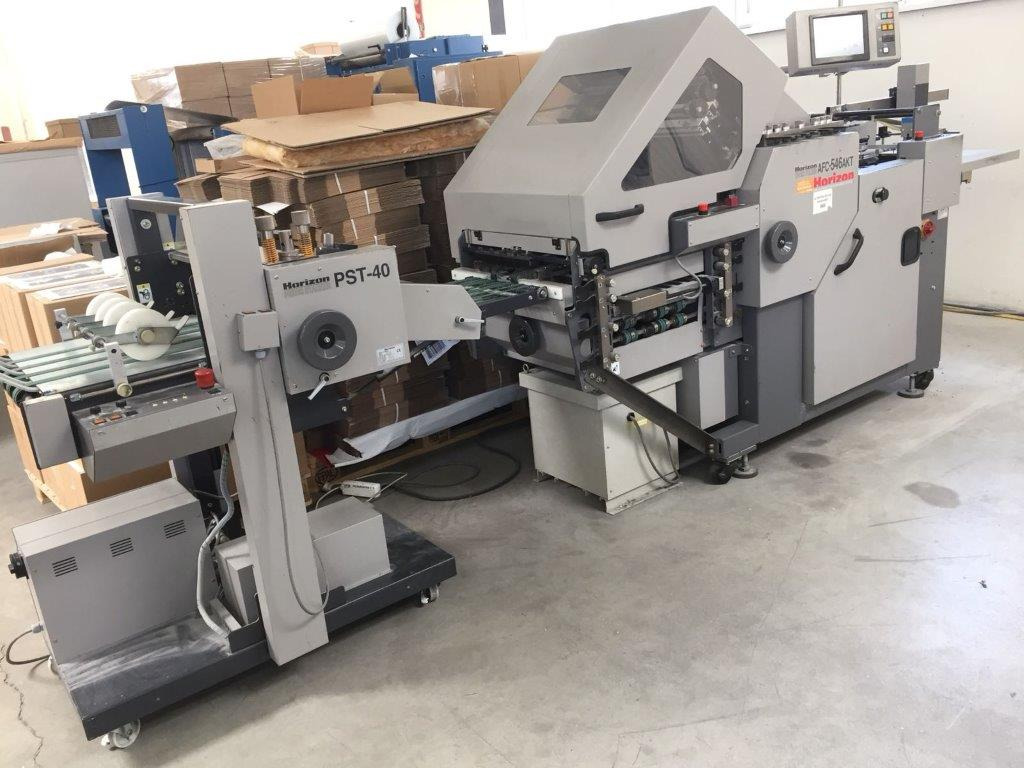 Horizon AFC-546 AKT semi-automatic adjustable combination folder with shingle press delivery Horizon PST-40 - Skládací stroj: obrázek 1 Horizon AFC-546 AKT semi-automatic adjustable combination folder with shingle press delivery Horizon PST-40 - Skládací stroj: obrázek 1