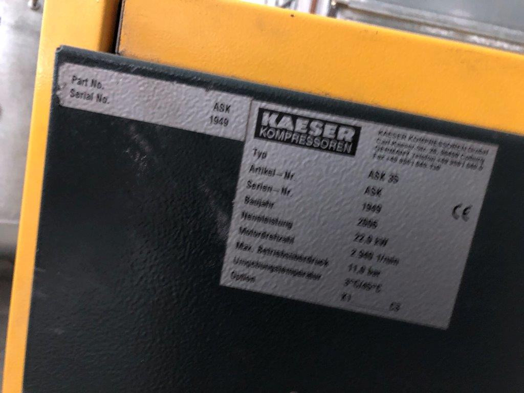 Kaeser ASK 35 compressor unit - Mobilní kompresor: obrázek 5 Kaeser ASK 35 compressor unit - Mobilní kompresor: obrázek 5