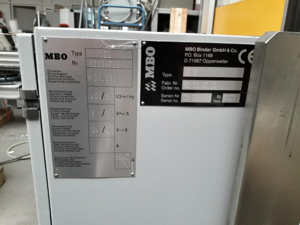 MBO Z2 mobile, 180° rotatable cross-fold unit with navigator control - Skládací stroj: obrázek 5 MBO Z2 mobile, 180° rotatable cross-fold unit with navigator control - Skládací stroj: obrázek 5