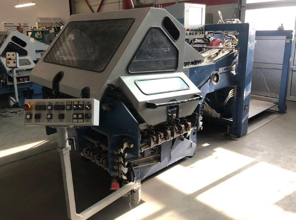 Semi-automatic adjustable combination folding machine MBO K 800.1-SKTL-4-FP from Bj. 2003 - Skládací stroj: obrázek 1 Semi-automatic adjustable combination folding machine MBO K 800.1-SKTL-4-FP from Bj. 2003 - Skládací stroj: obrázek 1