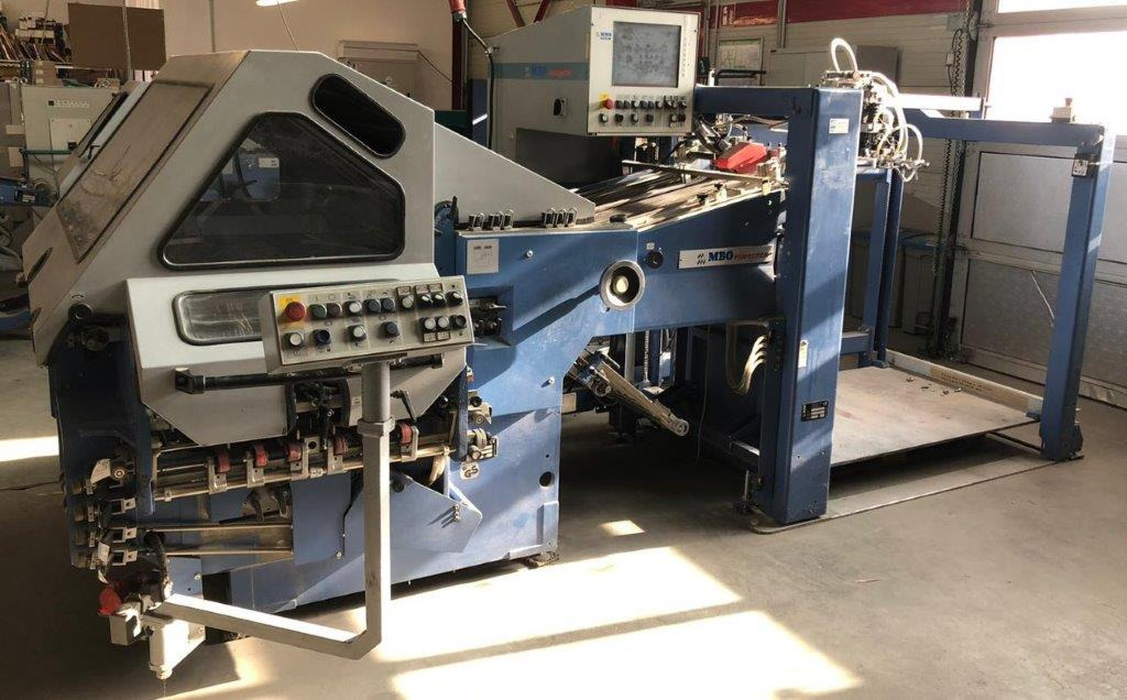 Semi-automatic adjustable combination folding machine MBO K 800.1-SKTL-4-FP from Bj. 2003 - Skládací stroj: obrázek 2 Semi-automatic adjustable combination folding machine MBO K 800.1-SKTL-4-FP from Bj. 2003 - Skládací stroj: obrázek 2