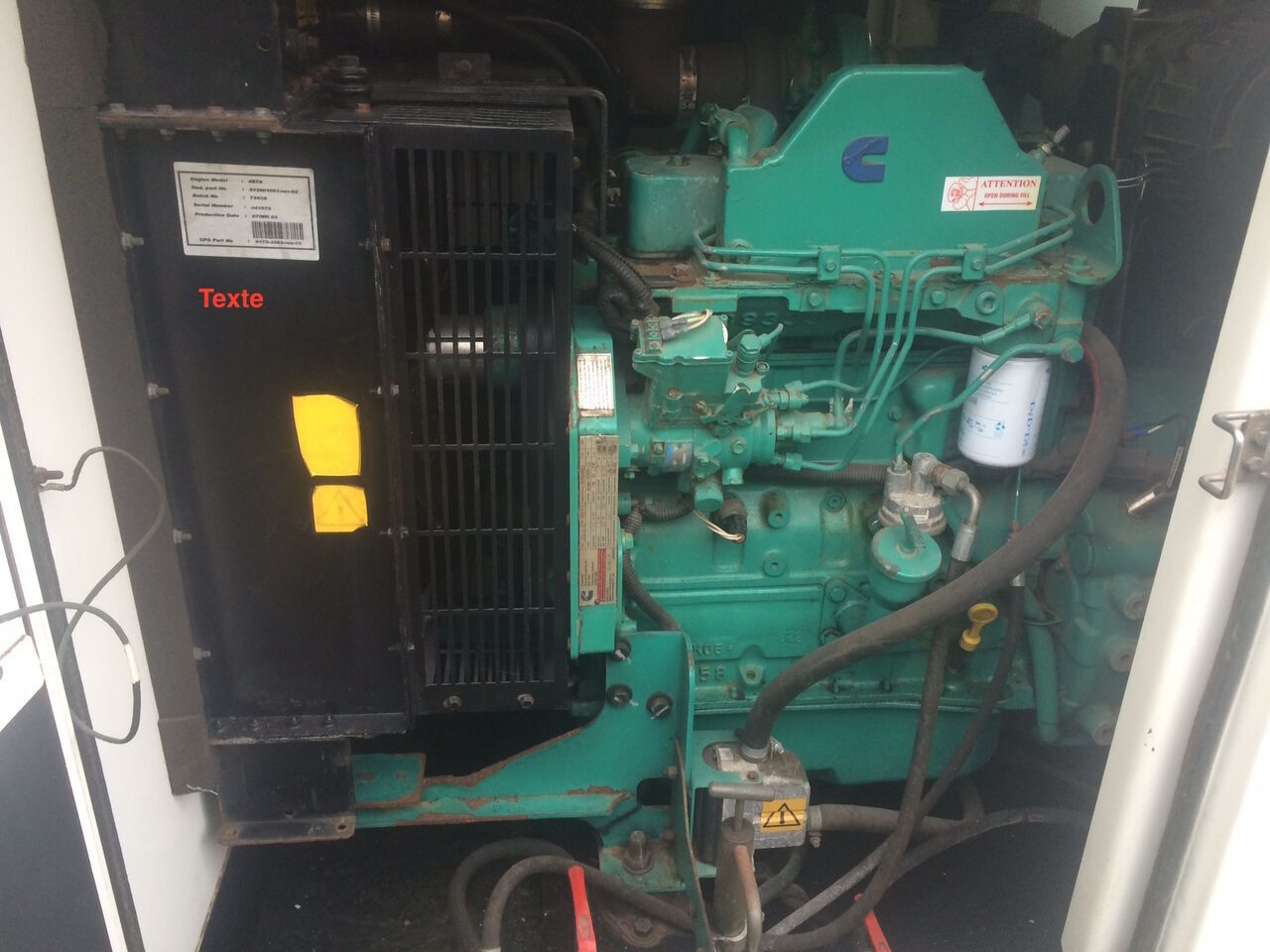 Cummins 70 kVa 4BT3.9 - Elektrický generátor: obrázek 2 Cummins 70 kVa 4BT3.9 - Elektrický generátor: obrázek 2