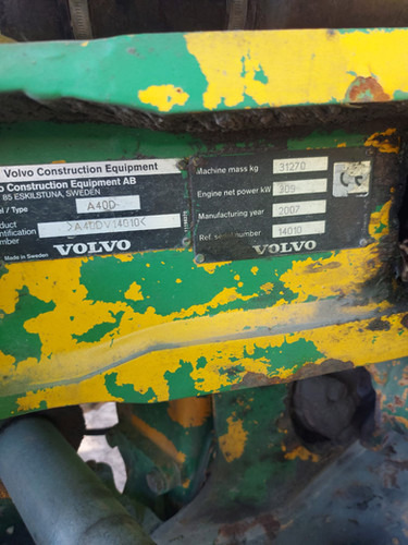 2007 Volvo A40D - Kloubový sklápěč: obrázek 5 2007 Volvo A40D - Kloubový sklápěč: obrázek 5