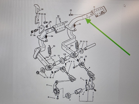 Ford 4610, 10 Series, Lp Cab Clutch Pedal D4nn2n002c - Pedál pro Traktor: obrázek 5 Ford 4610, 10 Series, Lp Cab Clutch Pedal D4nn2n002c - Pedál pro Traktor: obrázek 5