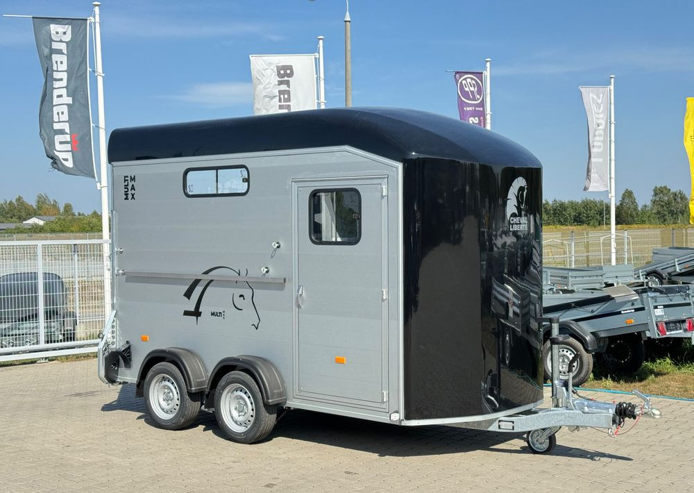 Cheval Liberte Multimax przyczepa na dwa konie | duża siodlarnia | drzwi boczne | 2600 kg DMC | 380×181 cm | ALUMINIOWA | Debon | dostawa | mocna i solidna | - Přepravník na koně: obrázek 1 Cheval Liberte Multimax przyczepa na dwa konie | duża siodlarnia | drzwi boczne | 2600 kg DMC | 380×181 cm | ALUMINIOWA | Debon | dostawa | mocna i solidna | - Přepravník na koně: obrázek 1