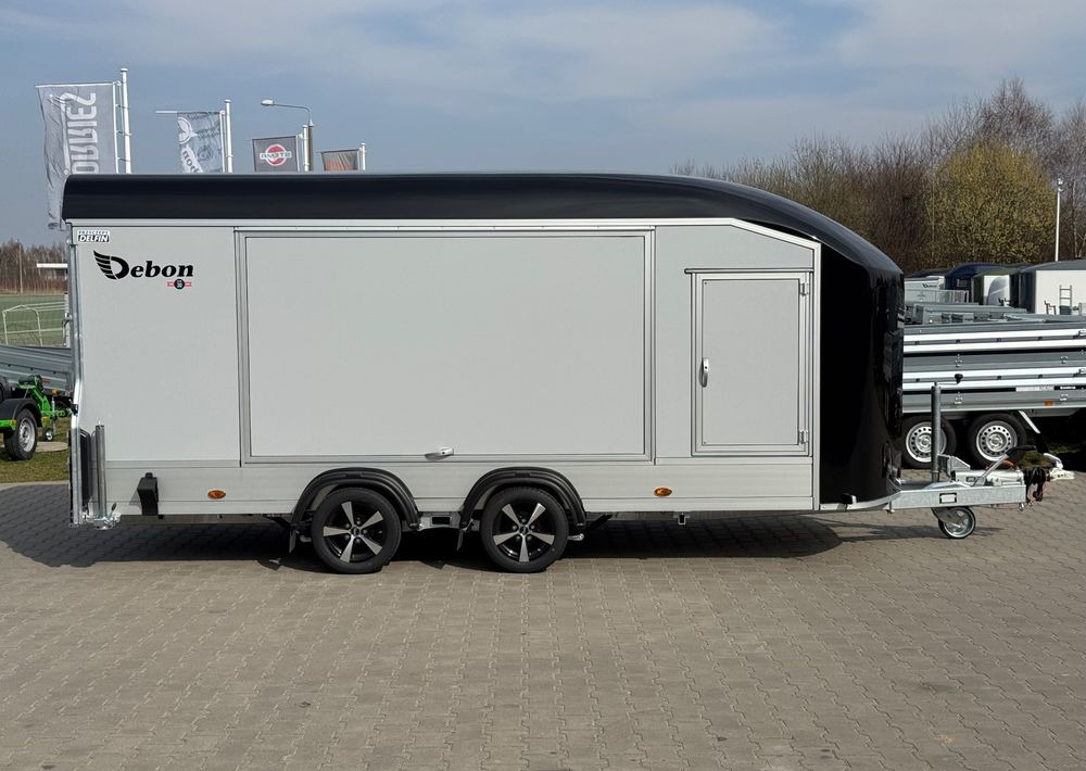 DEBON Debon C1000 - kryta laweta | 490 x 202 cm / 3500kg / felgi ALU / wciągarka elektryczna - Přívěs na přepravu automobilů: obrázek 3 DEBON Debon C1000 - kryta laweta | 490 x 202 cm / 3500kg / felgi ALU / wciągarka elektryczna - Přívěs na přepravu automobilů: obrázek 3